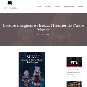 Isekai Light Novel - Litteratur